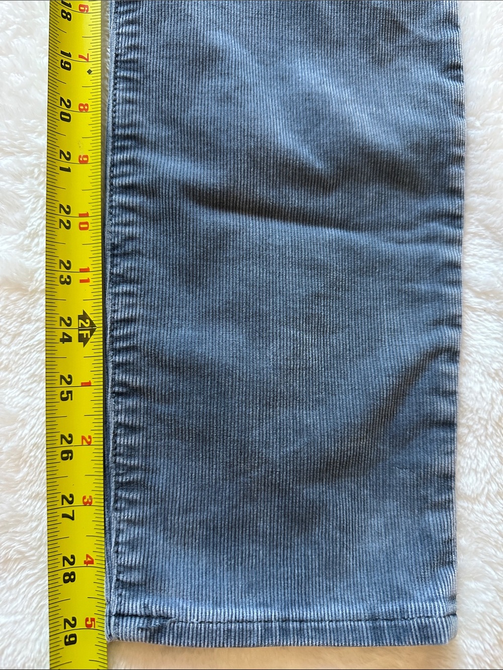 GAP Women’s “Always Skinny” Prettiest Steel Blue Fine Corduroy Pants Sz 30 GUC - Picture 10 of 12